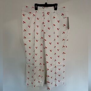 NEW BAGATELLE collection WOMENS cropped wide leg pants size:2X